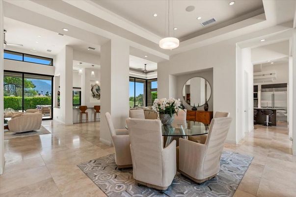 Dining room, Interior, Living room, Pendant Lights, Recessed Lighting