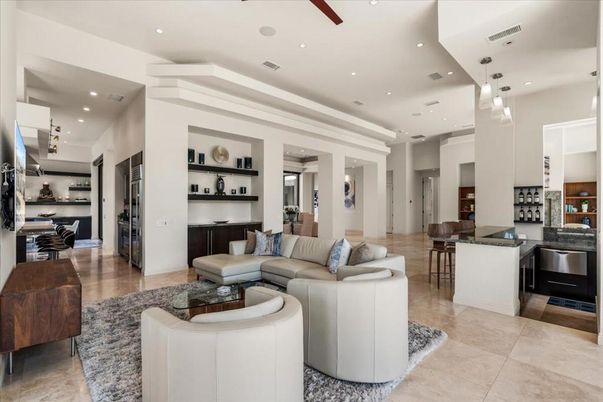 Interior, Kitchen, Living room, Pendant Lights, Recessed Lighting