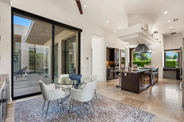 Dining room, Interior, Kitchen, Recessed Lighting, Stainless Steel Appliances