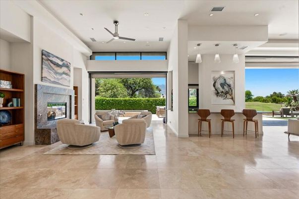 Fireplace, Interior, Living room, Pendant Lights, Recessed Lighting