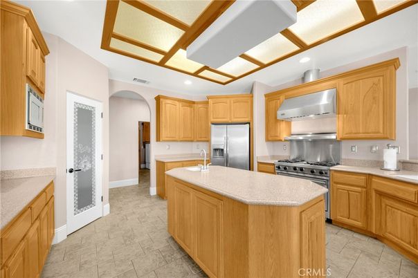 Interior, Kitchen, Recessed Lighting, Stainless Steel Appliances