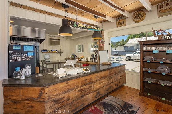 Interior, Kitchen, Pendant Lights, Wooden Ceilings, Wood Texture Flooring
