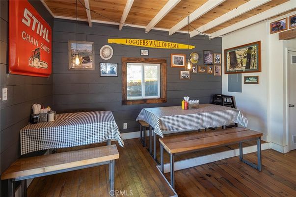 Dining room, Interior, Wooden Ceilings, Wood Texture Flooring