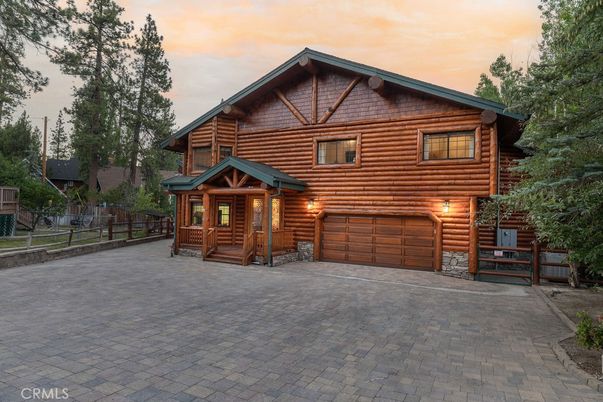 Attached, Exterior, Facade, Log Home