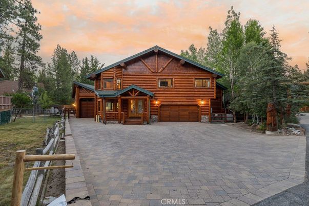 Attached, Backyard, Exterior, Facade, Log Home