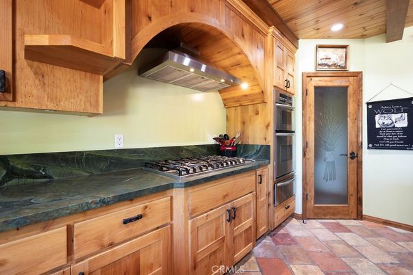 Interior, Kitchen, Recessed Lighting, Wooden Ceilings