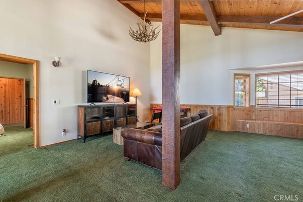 Chandelier, Interior, Wooden Beams, Wooden Ceilings