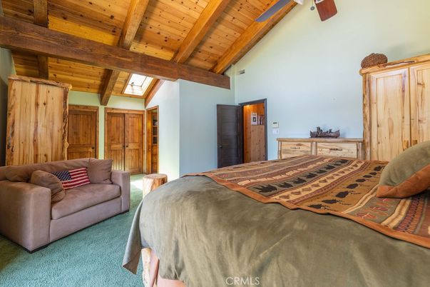 Bedroom, Interior, Wooden Beams, Wooden Ceilings