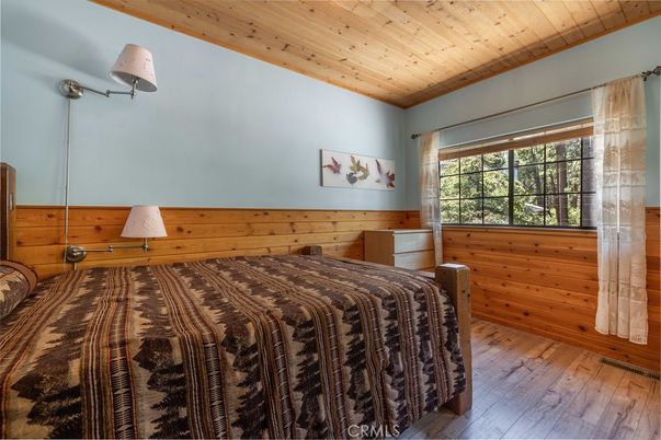 Bedroom, Interior, Wooden Ceilings, Wood Texture Flooring, Wooden Walls