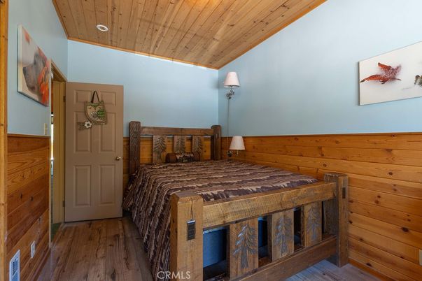 Bedroom, Interior, Wooden Ceilings, Wood Texture Flooring