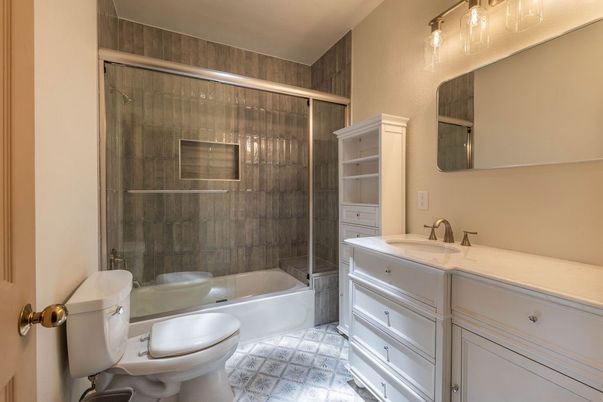 Bathroom, Glass Shower, Interior