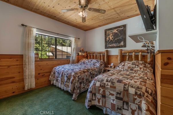 Bedroom, Interior, Wooden Ceilings