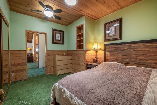 Bedroom, Interior, Wooden Ceilings