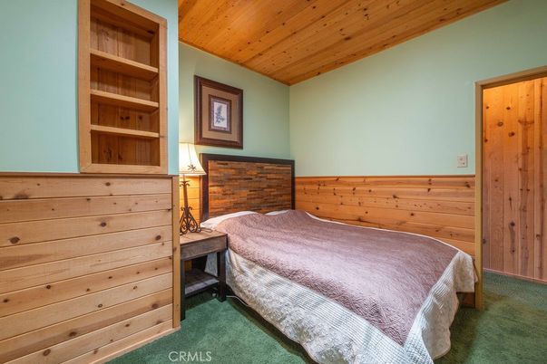 Bedroom, Interior, Wooden Ceilings, Wooden Walls