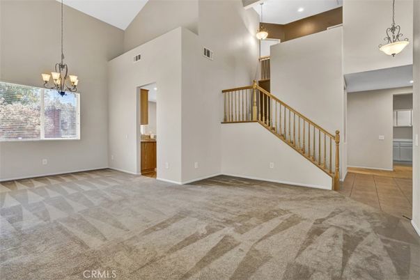 Chandelier, Empty room, Interior, Pendant Lights, Recessed Lighting