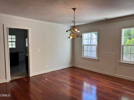 Empty room, Interior, Pendant Lights, Wood Texture Flooring