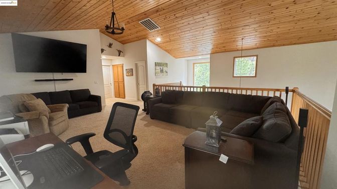 Interior, Living room, Pendant Lights, Recessed Lighting, Wooden Ceilings