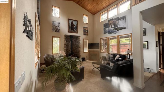 Interior, Living room, Wooden Ceilings