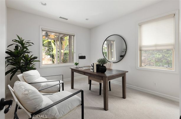 Home Office, Interior, Recessed Lighting
