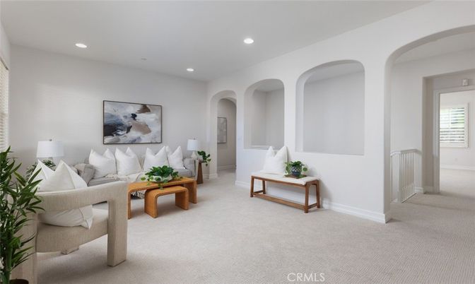 Interior, Living room, Recessed Lighting
