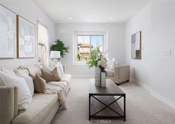 Interior, Living room, Recessed Lighting