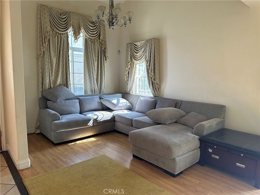 Chandelier, Interior, Living room, Wood Texture Flooring