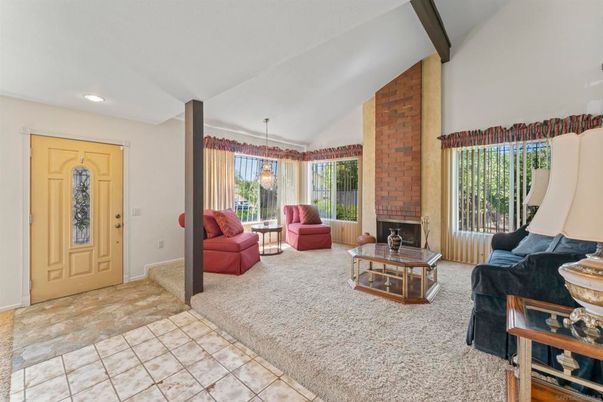Fireplace, Interior, Living room, Pendant Lights, Recessed Lighting