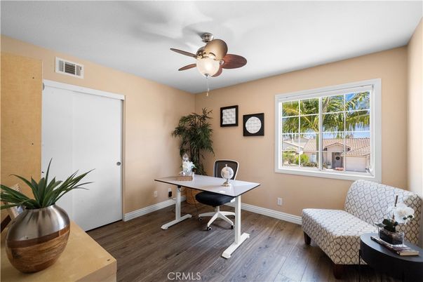 Home Office, Interior, Wood Texture Flooring