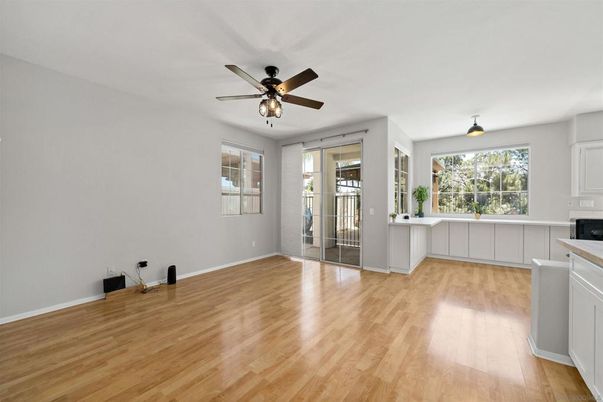 Empty room, Fireplace, Interior, Wood Texture Flooring