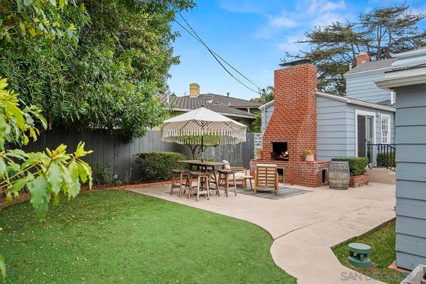 Backyard, Exterior, Fireplace