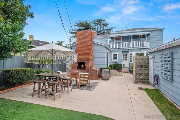 Backyard, Exterior, Fireplace
