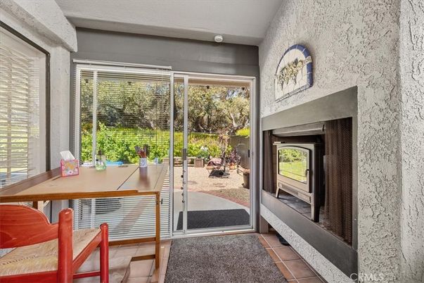 Fireplace, Interior, Sun Room