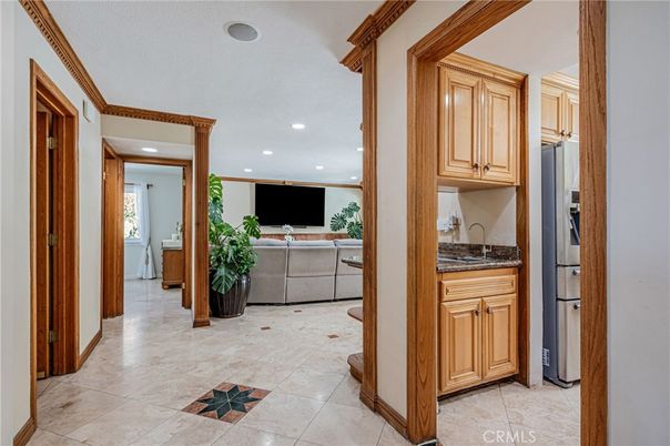 Interior, Living room, Recessed Lighting