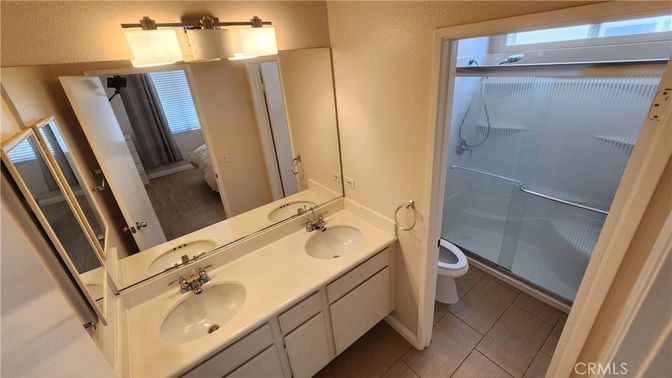 Bathroom, Dual Sink Vanities, Glass Shower, Interior