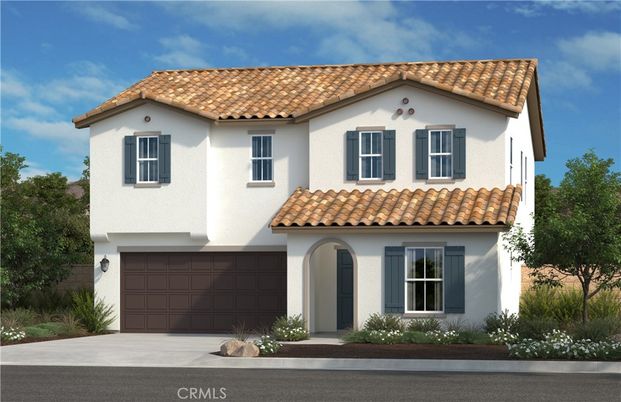 Attached, Exterior, Facade, Spanish Mediterranean