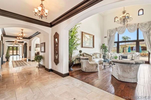 Chandelier, Interior, Living room, Wood Texture Flooring