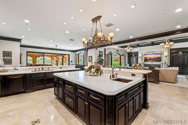 Chandelier, Interior, Kitchen, Living room, Recessed Lighting