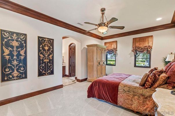Bedroom, Interior, Recessed Lighting