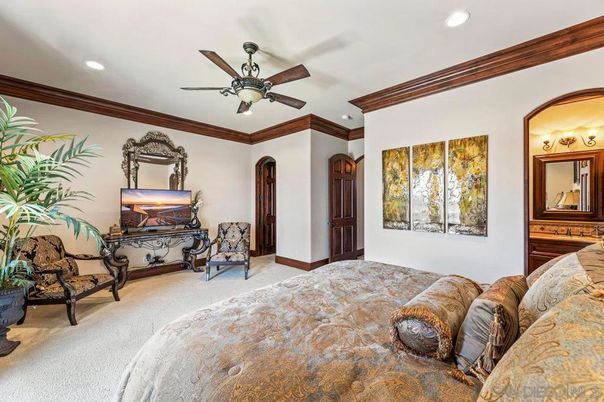 Bedroom, Interior, Recessed Lighting