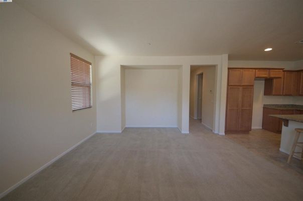 Empty room, Interior, Kitchen, Recessed Lighting