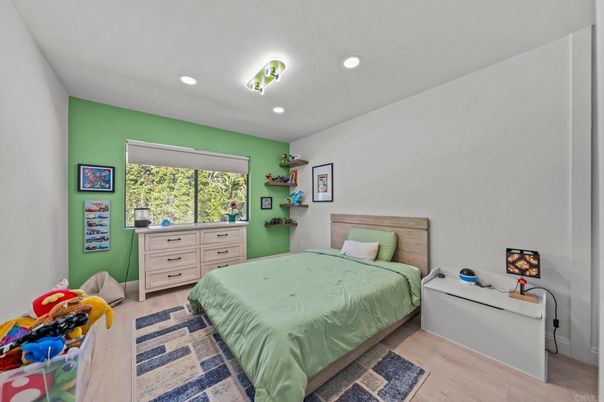 Bedroom, Interior, Recessed Lighting