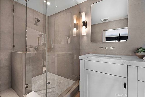 Bathroom, Glass Shower, Interior