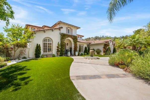Backyard, Exterior, Facade, Mediterranean