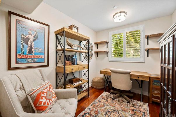 Home Office, Interior, Wood Texture Flooring