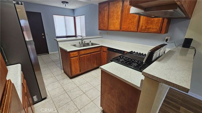 Interior, Kitchen, Wood Texture Flooring