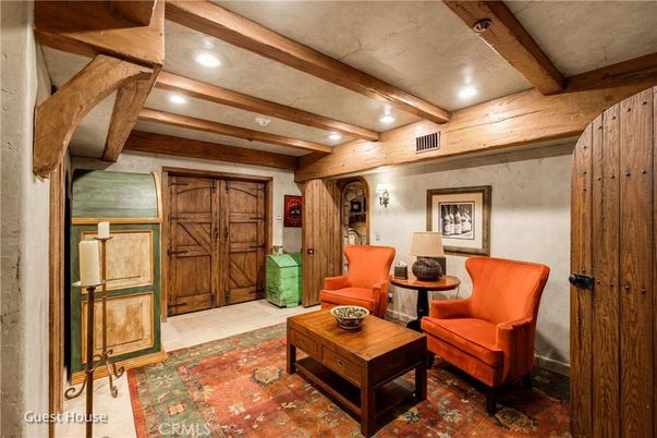 Interior, Recessed Lighting, Wooden Beams