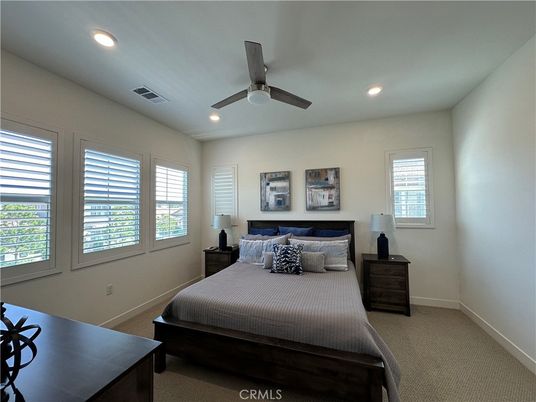 Bedroom, Interior, Recessed Lighting
