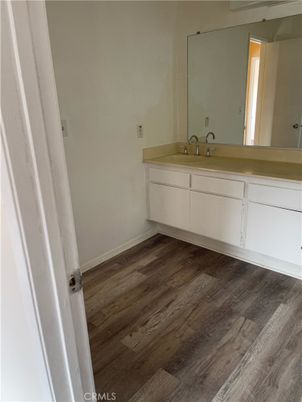 Bathroom, Dual Sink Vanities, Interior, Wood Texture Flooring