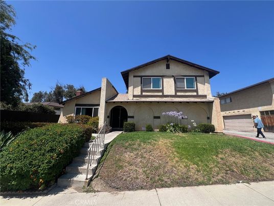 Attached, Backyard, Exterior, Facade, Mediterranean