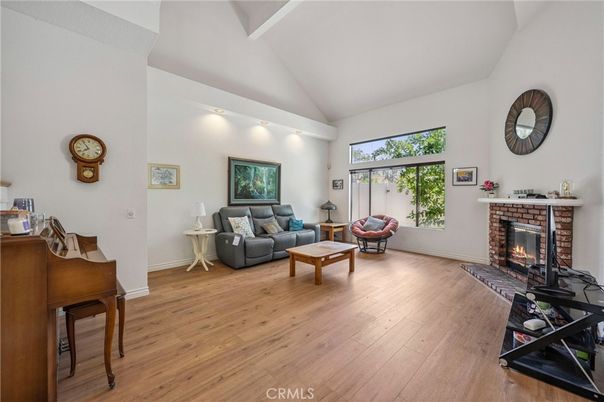 Fireplace, Interior, Living room, Piano, Wood Texture Flooring